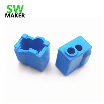 

SWMAKER New V6 Volcano Silicone Socks for Volcano Block and Fixings (Thermistor Clamping) for Reprap Prusa i3 3D printer hotend