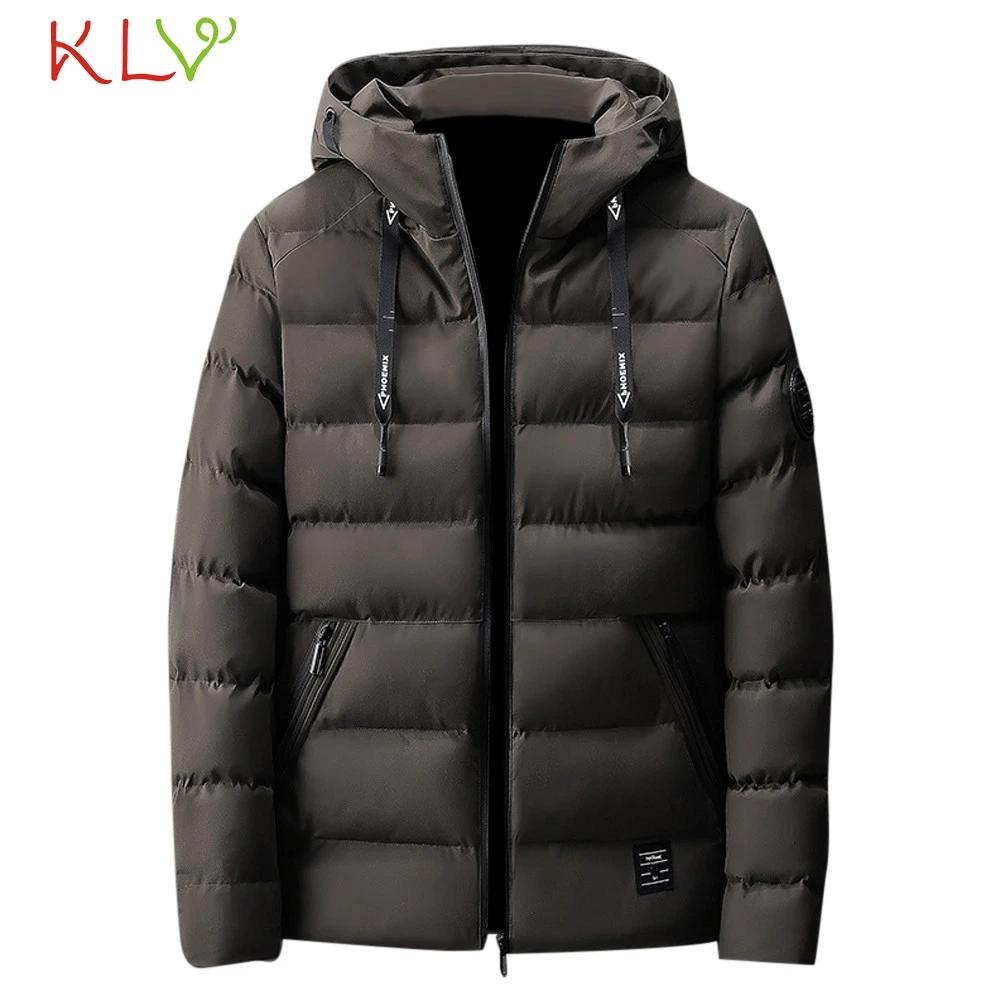 Мужская зимняя куртка с капюшоном хлопковое пальто плотное 4XL 2018 новый бренд