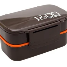 Модный эко Ланч-бокс с мешок для хранения тепла в японском стиле двухуровневый Bento Ланч-бокс большой контейнер для еды микроволновая печь