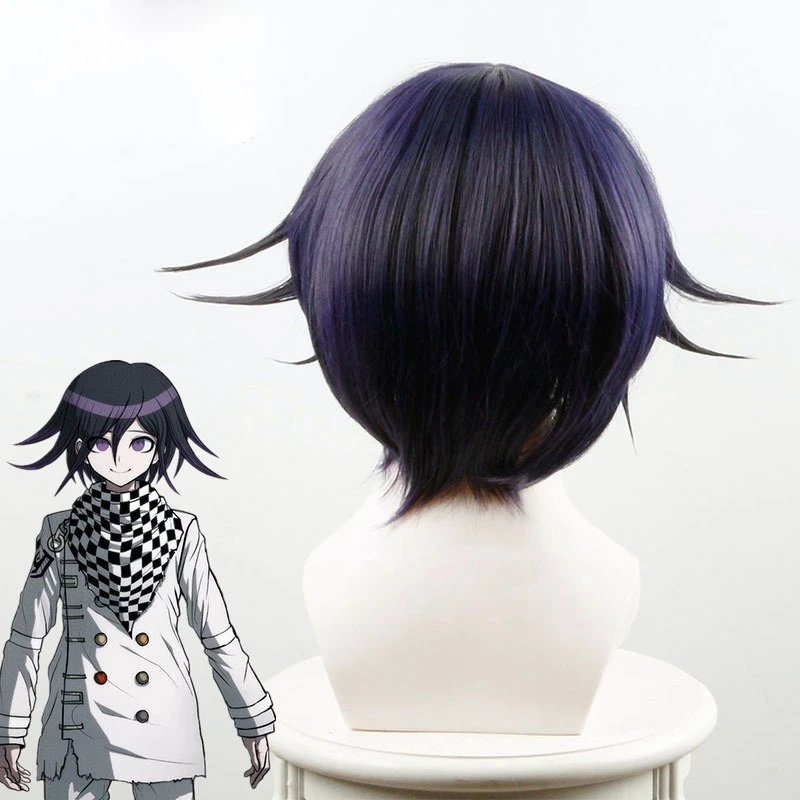 Высокое качество Danganronpa V3: Killing Harmony Ouma Kokichi косплей парик термостойкие синтетические волосы костюм парики+ парик колпачок