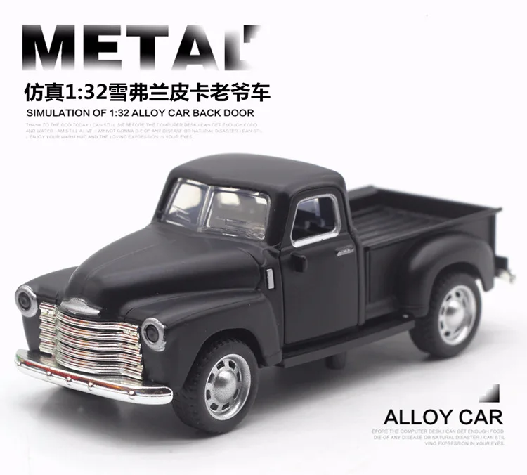 

Electric Die-cast Alloy Simulation Car Models Cartoon Sedan Roadster Auto Toys for Children mkd3 1:32 Ford Pick up Chevrolet