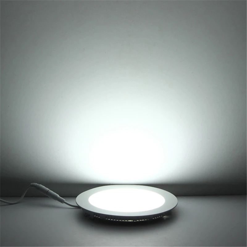 25 Вт круглый/квадратный светодиодный потолочный светильник, встраиваемый светильник для кухни и ванной 85-265 в, светодиодный панельный светильник, теплый/холодный белый цвет