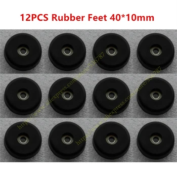

12pcs Repair Kit Accessories Rubber Feet 40*10mm For Home Theater Subwoofer Professional Mixer Audio F4010 DJ Speaker Cabinet