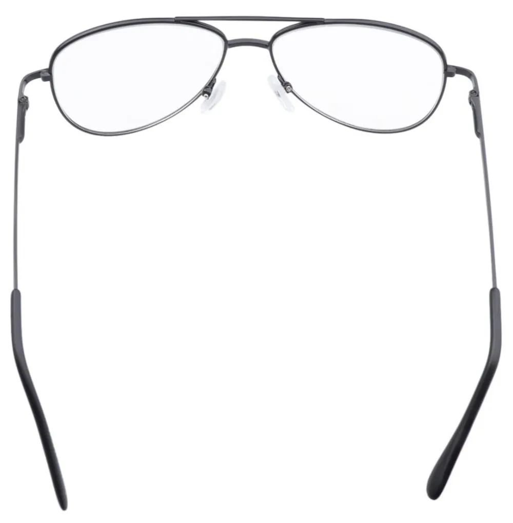 R1502 очки для чтения в металлической оправе с пружинными петлями+ 0,00-+ 5,00