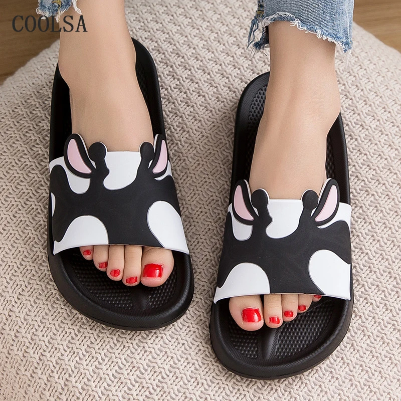 

Summer New Men Slippers Fashion Casual Home Shoes Couple Beach Slippers Soft Comfortable Flat Shoes Non Slip Bathroom Flip Flop