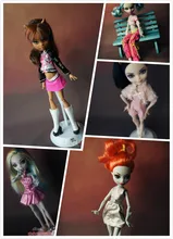 New 10pcs lot clothes for Monster High dolls fashion casual suit Original clothing doll s dress