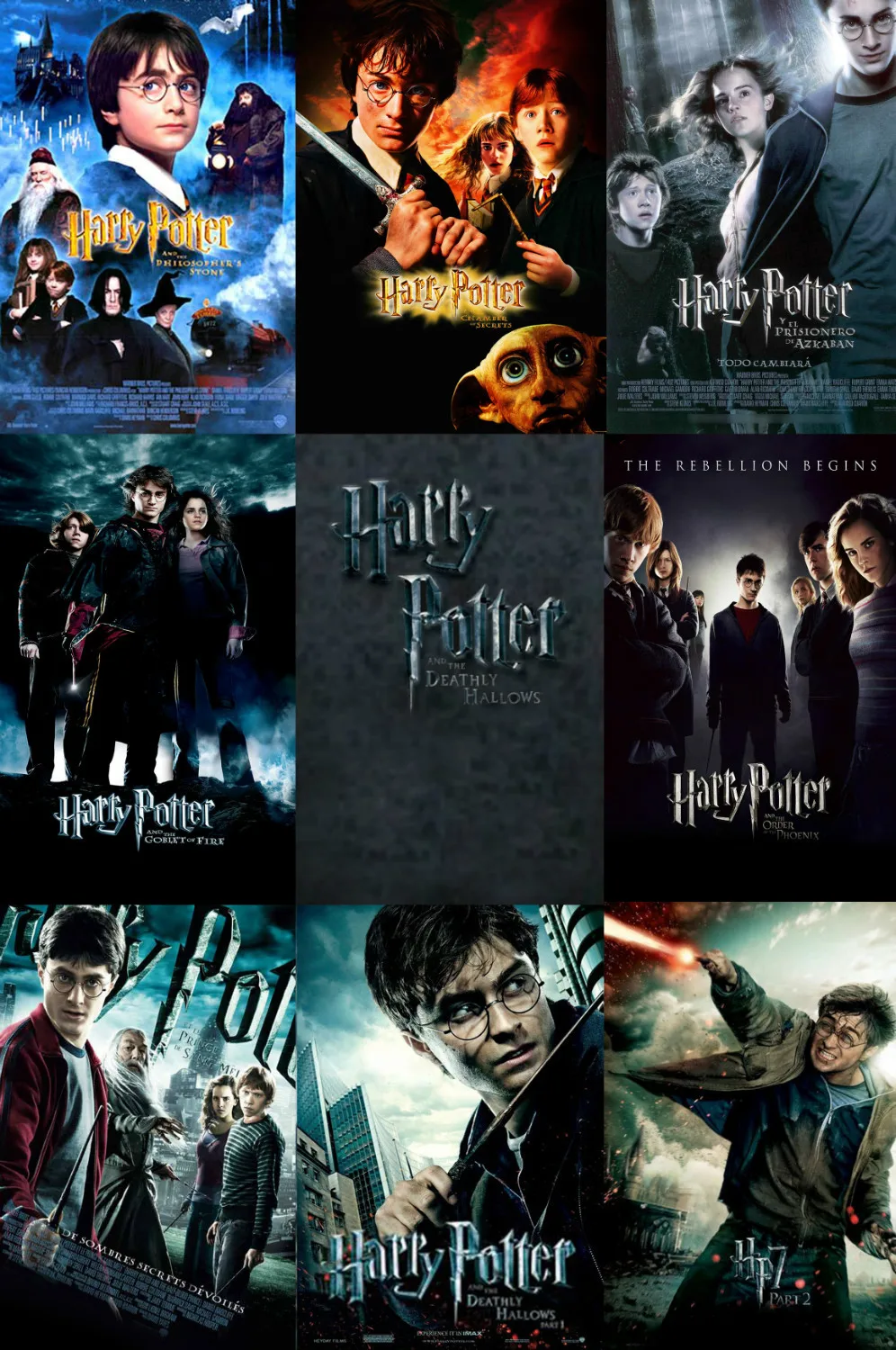 

Free Ship Custom Harry Potter Movie Canvas Poster Home/Bedroom Decor Well Design Wall Sticker Fashion Wallpaper PN-547#