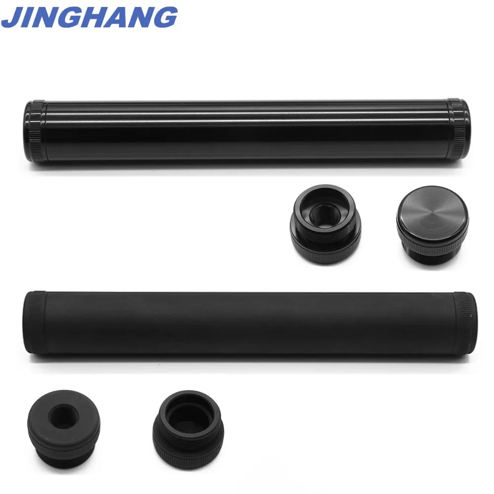 

8.875", 1.00"ID, 1.250"OD 1/2"-28 non Maglite Tube Cap Adapter C Cell Anodized Matte/Bright Black, CHINA / US STOCK