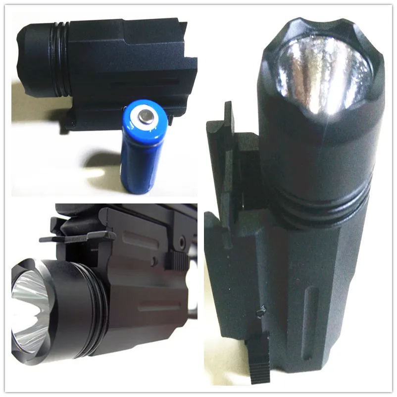 

Quick Release Tactical Led Strobe Flashlight Cree for Glock 17 19 20 21 22 23 20mm Weaver or Picatinny Rail Glock Accessories