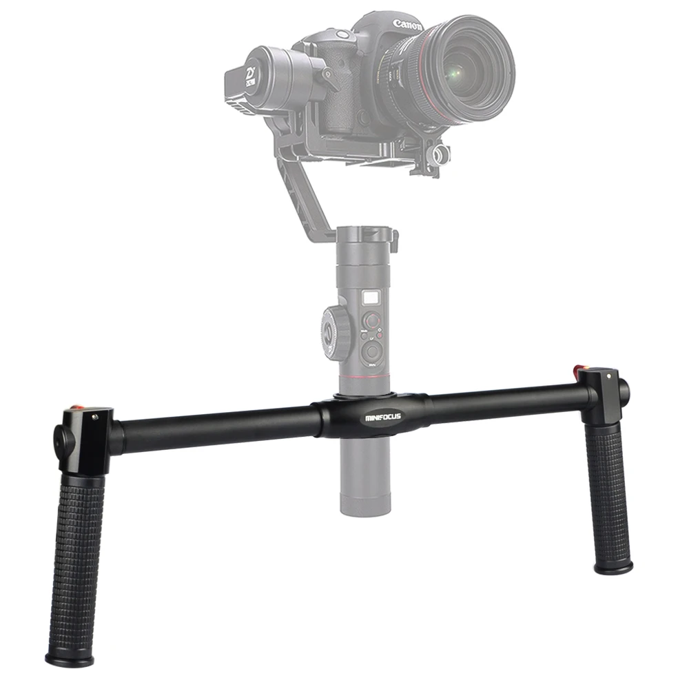 

MINIFOCUS Handheld Gimbal Stabilizer Dual Handheld Grip Bracket Kit Gimbal Extended Handle for Zhiyun Crane 2