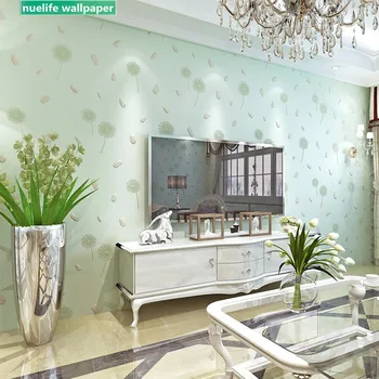 

Chinese style garden dandelion feather pattern study hotel room wedding room bedroom living room children room shop wallpaper