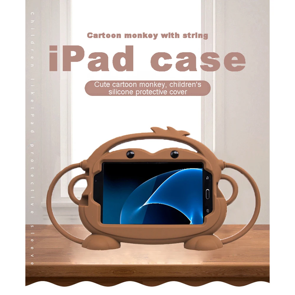 

2019 Cute For IPad Mini 1 2 Mini 3 Mini 4 Mini 5 Case Silicone Case Kid Friendly Carry Shockproof Washable Stand Tablet Case
