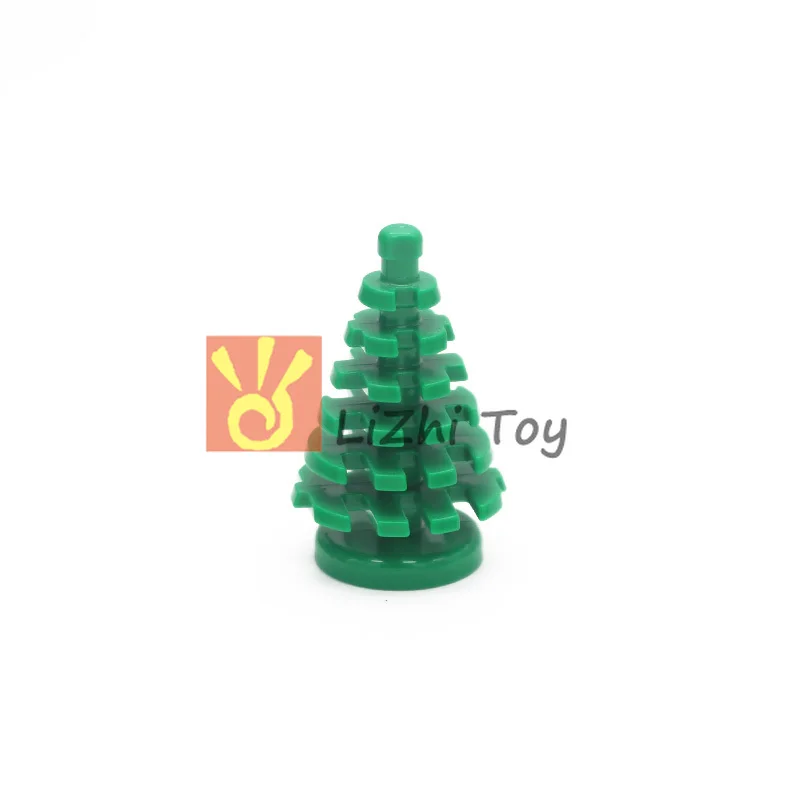 Кубики MOC 2435 сосны для растений маленькие 2x2x4 сделай сам развивающие блочные