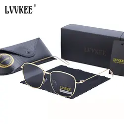 Lvvkee Дизайн Модные поляризованные покрытия Пилот солнцезащитные очки для мужчин женщин анти-Vertigo вождения солнцезащитные очки с