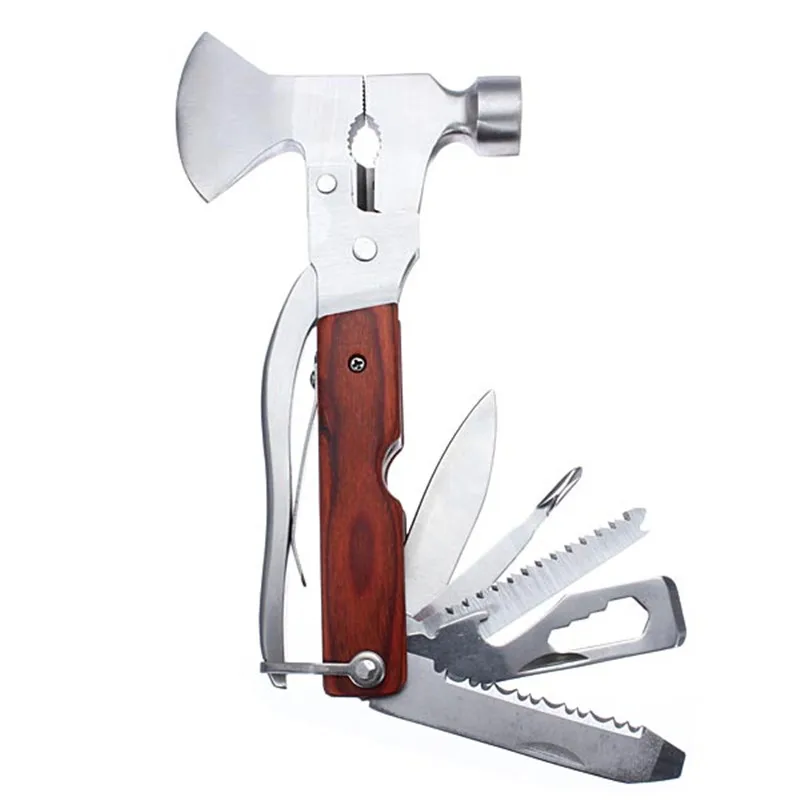 High Quality Multifunctional Plier Pocket Knife Ax Hammer Screwdriver