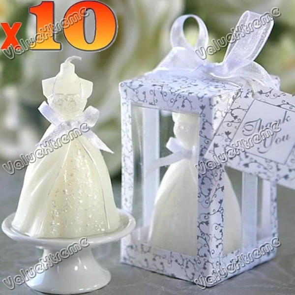 10pcs Elegant Wedding Dress Candle Birthday Party 10pcs Elegant Wedding Dress Candle Birthday Party Favors Gifts In Candles From Home Garden On Aliexpress Alibaba Group