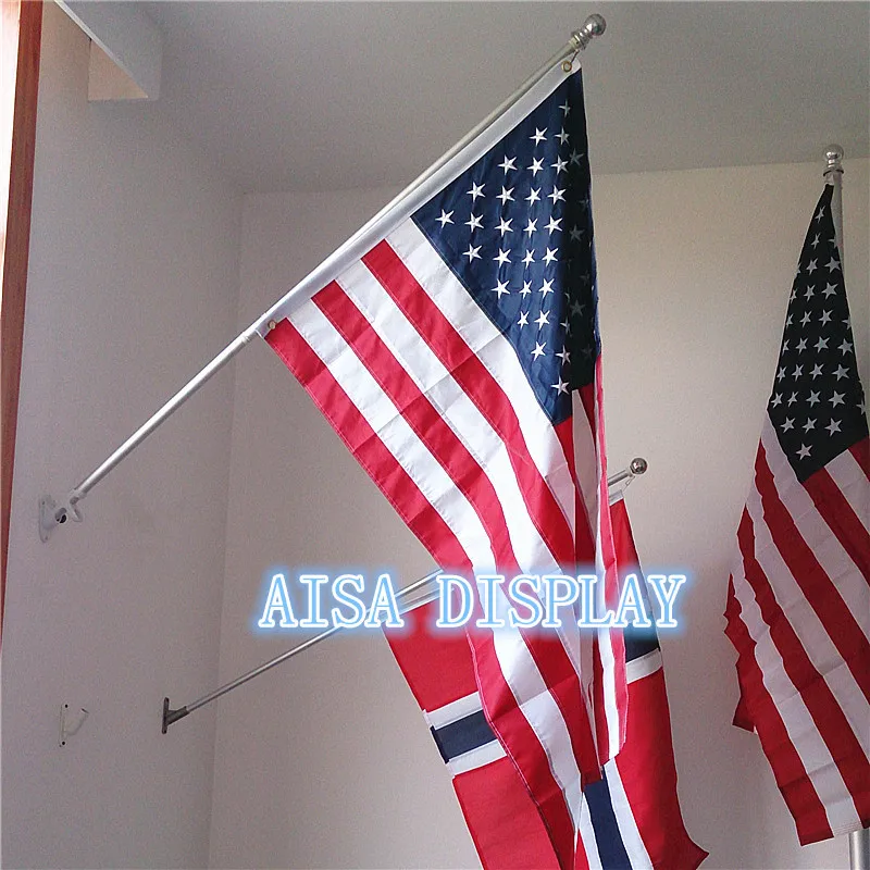 Bandiera Americana Con Stelle In Cerchio