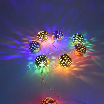 

Gold Moroccan String Lights Battery Operated 20 40 LED Warm White Fairy Light for Indoor Bedroom Curtain Patio Lawn Landscape