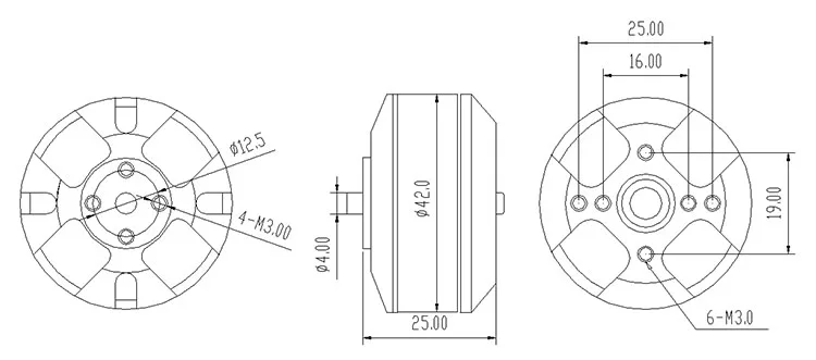 Tarot QM4208 3508 680 380KV CW бесщеточные двигатели дискового типа двигатели для S550 650 680 Мультикоптер FPV RC Квадрокоптер 6S Lipo батарея