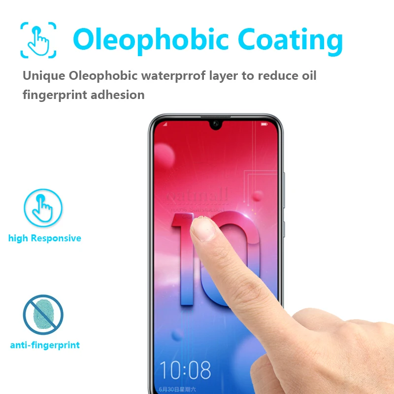 2 шт Полное покрытие закаленное стекло пленка для Huawei P Smart 2019 Защитное экрана