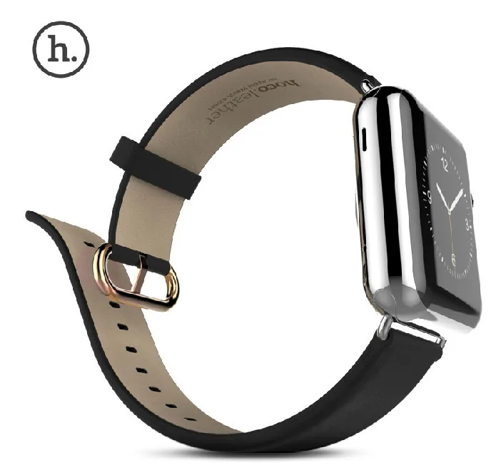 Hoco Quality Smart Watch Fashion Leather Strap Band For Apple Watch Genuine Leather Wrist Band Strap For Iwatch 38 Cm 42cm Band Jade Strap Wedgestrap Match Aliexpress