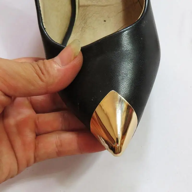 Senza Fretta/1 пара обуви; защита носка; металлический материал; зажимы для обуви для украшения; обувь на высоком каблуке; сломанная обувь; аксессуары