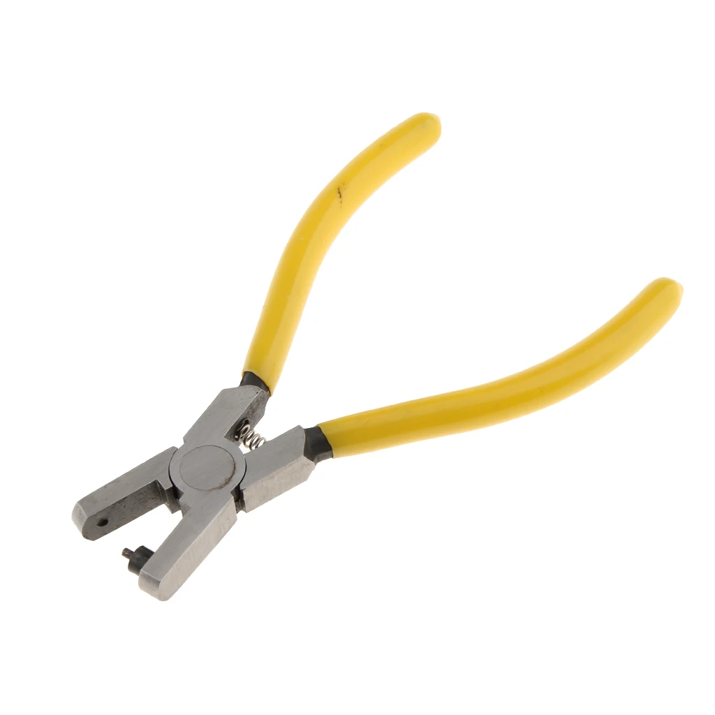 Hole Punch Pliers Belt Watch Band Strap Punching Eyelet Leather Craft Tool