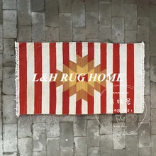 600x1100 мм Тканое изделие ковры ручной работы шерстяные ковры Пакистан турецкий стиль килим шерстяной ковер натуральный цвет ковер килим