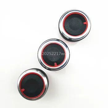 

Car AC panel knob for Peugeot 307 For Citroen Triumph AC Heat control knobs switch Sticker accessories