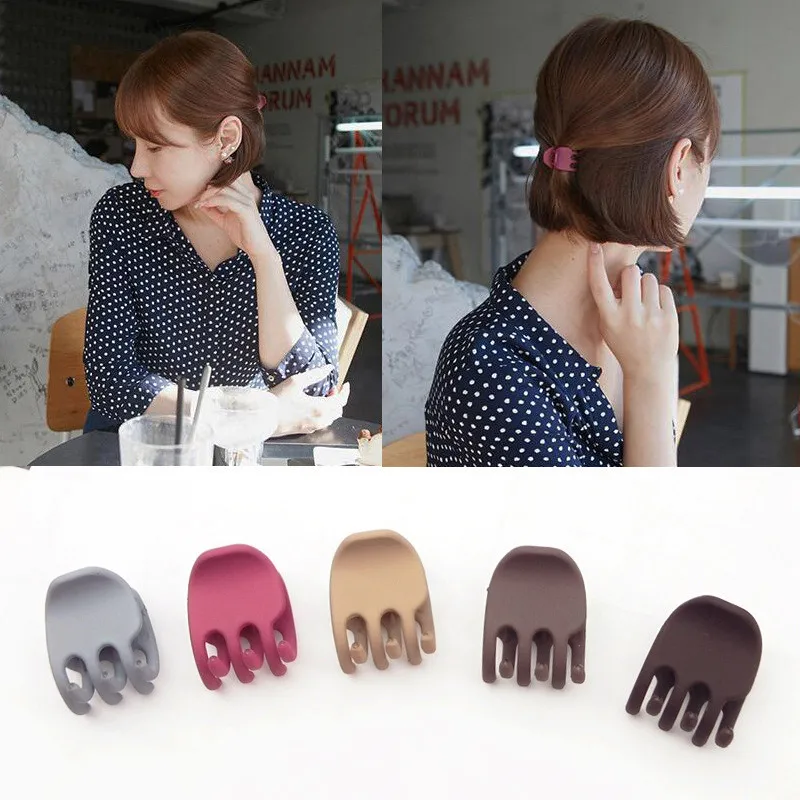 

1Pcs Simple Korean Style Hair Crab Claw Women Fashion Temperament Scrub Hair Pins and Clips DIY Hair Styling Tools