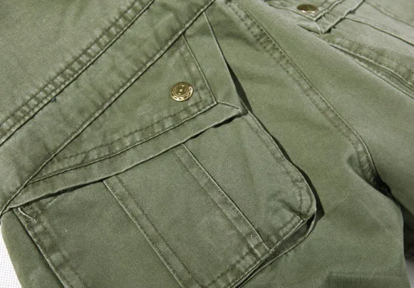 Новые мужские брюки карго армейский зеленый большие карманы украшения мужские s повседневные брюки легко мыть мужские осенние армейские брюки размера плюс 42