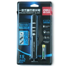 DL 3937 эффективная проецированная Беспроводная электронная ручка PPT инфракрасная указка обучающая ручка указка для офисных принадлежностей