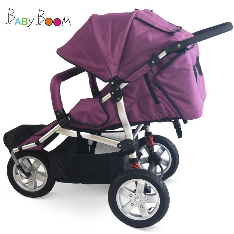 Детская коляска BabyboomTwin с амортизаторами|Двойная коляска| |