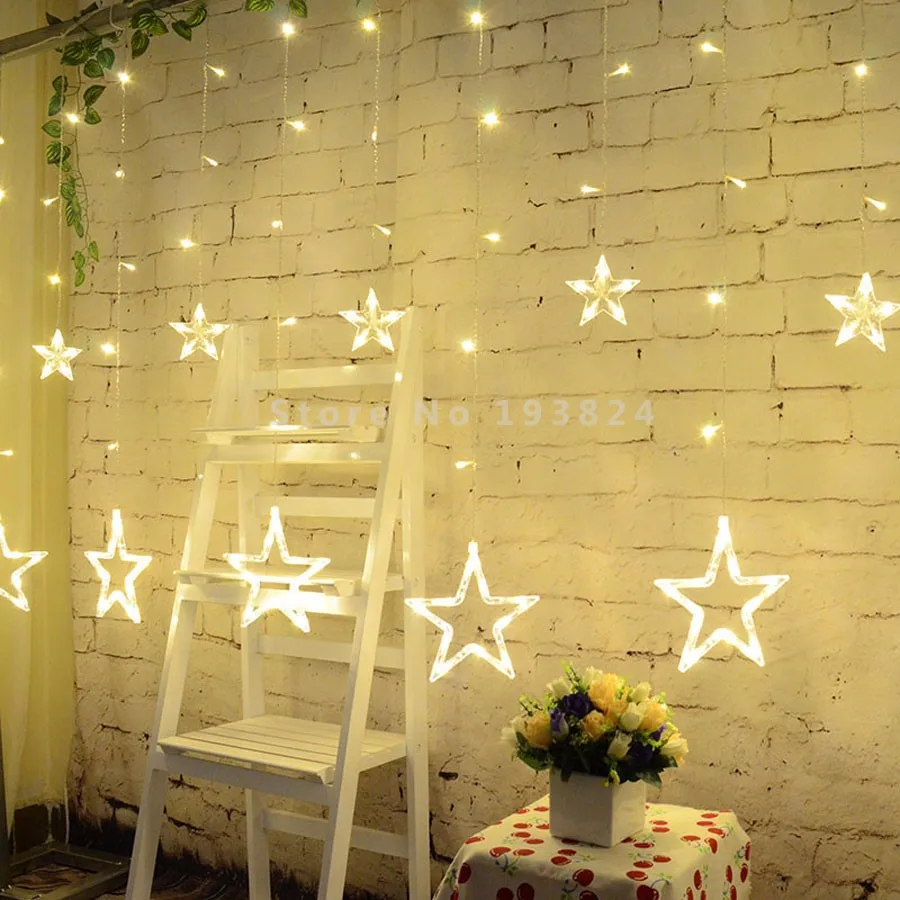 Star Curtain LED String Lights