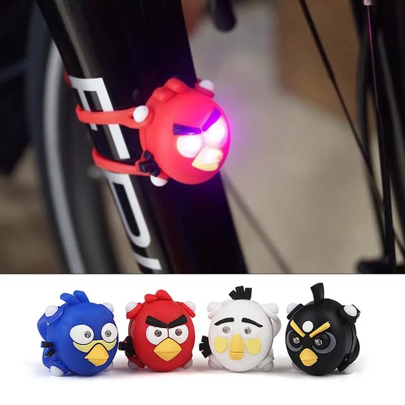 

Bicycle Small Yellow Duck Bell Light LED Head Waterproof Flash Light Cycling Lamp Helmet Riding Bird Bicycle Warning Light