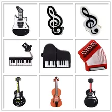 Флешка, музыкальные инструменты, usb флеш-накопитель, 4 ГБ, 8 ГБ, 16 ГБ, 32 ГБ, 64 ГБ, гитара/пианино/аккордеон, карта памяти, креативный подарок, флешка