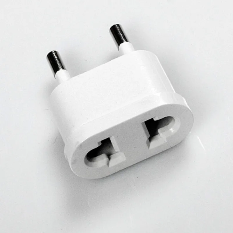 2pcs Lot New Us Usa To Eu Europe Travel Plug Adapter For 2pcs Lot New Us Usa To Eu Europe Travel Plug Adapter For Converter White
