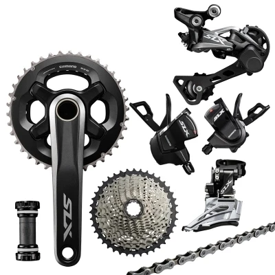 Shimano SLX m7000 2X11 22 Скорость список групп 7 шт. двойной указано 11-40 11-42 т | Спорт и