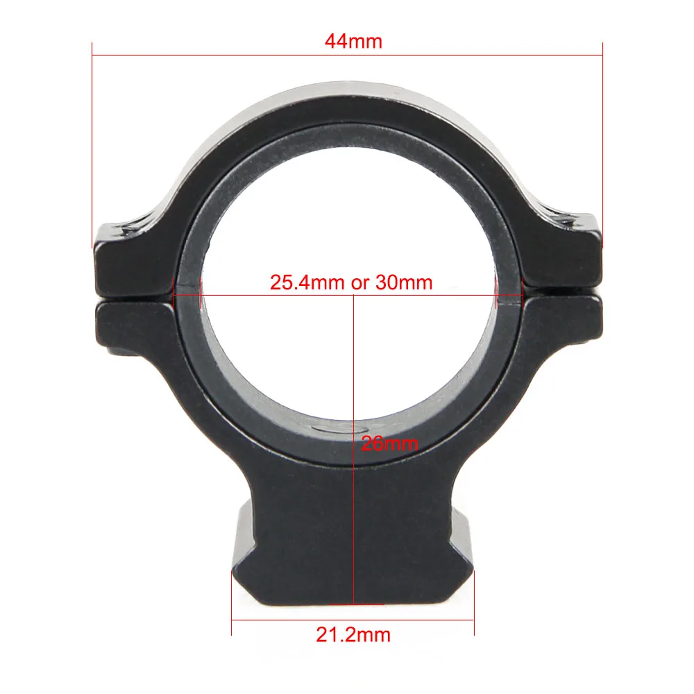 Тактический 25,4 мм до 30 мм кольцо для прицела 21,2 мм Пикатинни с кольцом для прицела HS22-0243