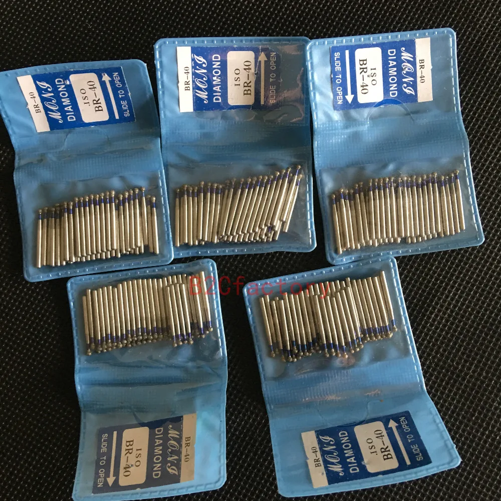 

250PCS/5BAGS Dental Diamond FG High Speed Burs for teeth polishing 1.6mm 50PCS/BAG PACK SALE