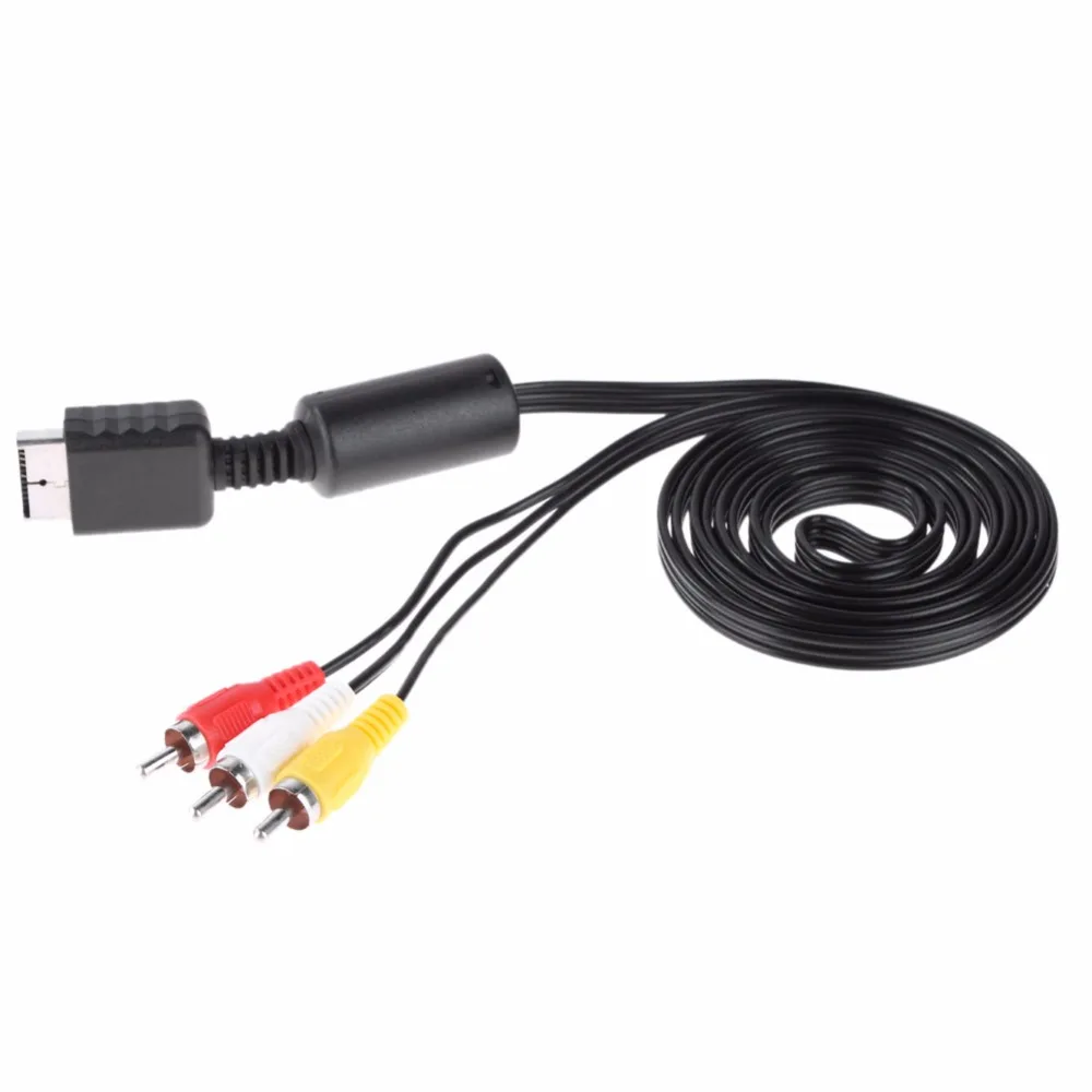 Кабель ALLOYSEED для Sony PlayStation 2 3 PS2 PS3 SYSTEM 1 8 м/6 футов AV to RCA|cable line|cable forcable rca |