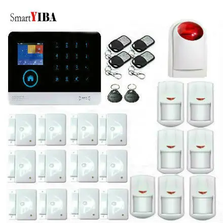 SmartYIBA Wireless WIFI 3G WCDMA Home font b Alarm b font System Operated by IOS Android