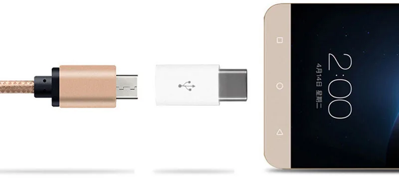 USB кабель USB-C 3,1 type C Штекерный Micro USB Женский адаптер type-C конвертер кабели для мобильных телефонов для samsung Xiaomi ADT778