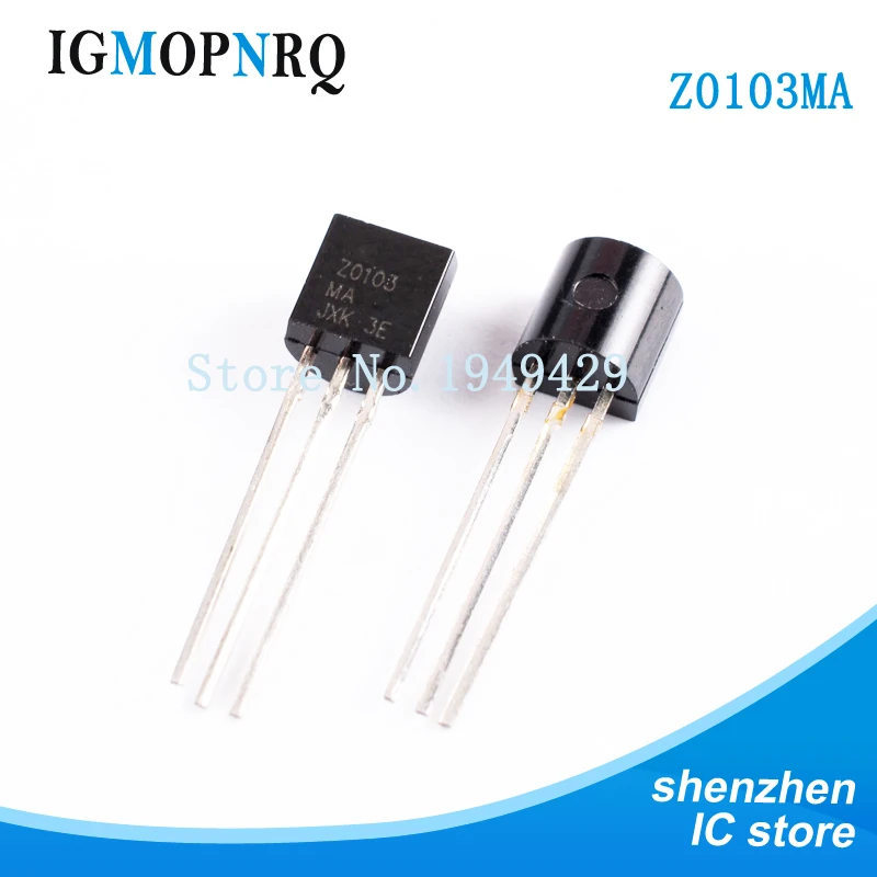 100pcs Z0103ma To92 Z0103 Amo Thyr & Triacs New Fast Delivery