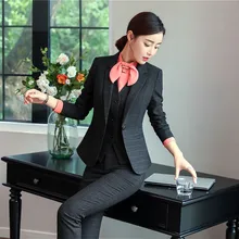 IZICFLY, женские брюки, костюмы с блейзером, куртка, элегантный, тонкий, Деловой, ансамбль, Femme, 2 шт., Pantalon Veste, задний, офисная одежда