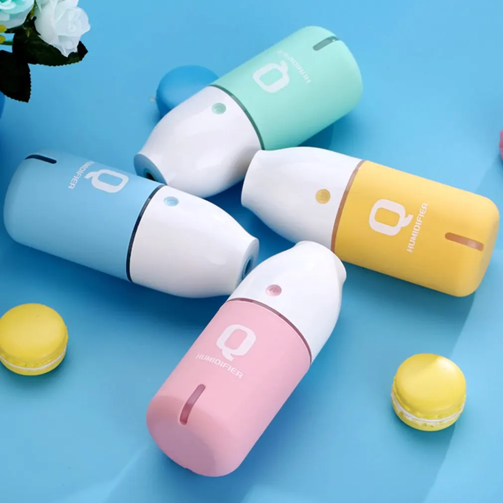 

Portable USB Humidifier Aroma Oil Diffuser Anion Essential Home Office Air Diffuser Car Purifier Humidificador Refresher Filter