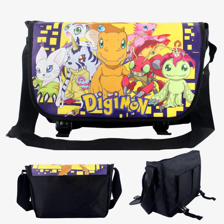 Buy Anime Digimon Nylon Messenger Bag School Single