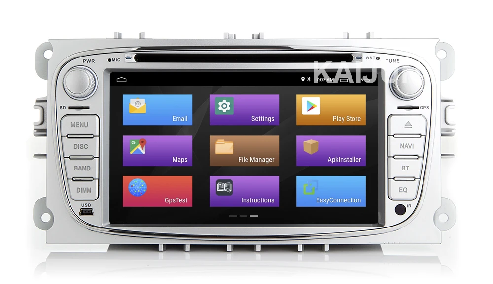 Clearance IPS screen Android 8.1 Car DVD Multimedia Player GPS for Ford Mondeo Focus S/C Max Galaxy Kuga with wifi BT Stereo Radio 12