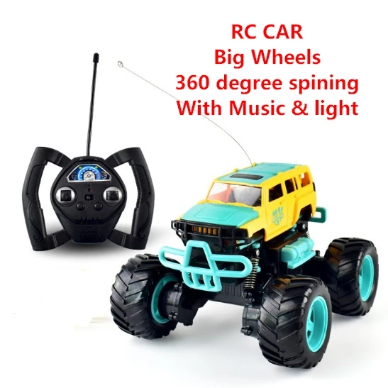 RC автомобиль 4 канала рок сканеры ралли скалолазание 4x4 двойные двигатели Bigfoot