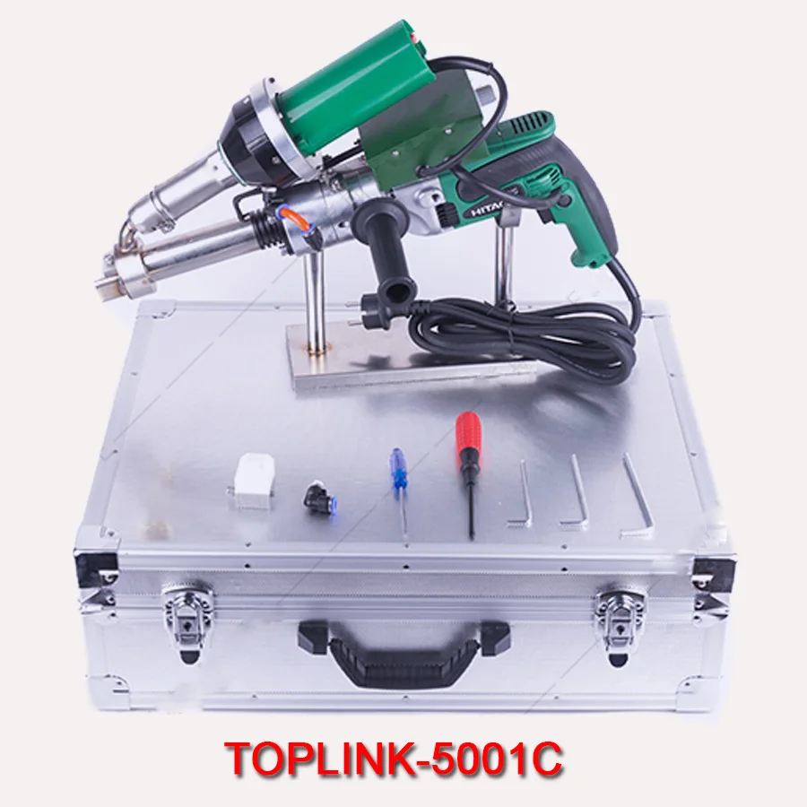 Package 5 Metabo мотор и топлинк горячего воздуха пистолет пластиковый экструдер сварочный аппарат LZ5001B - Цвет: Package 5